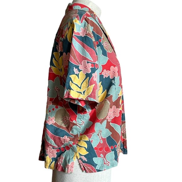 Marine Layer Colorful Floral Button Down Shirt - Picture 6 of 15